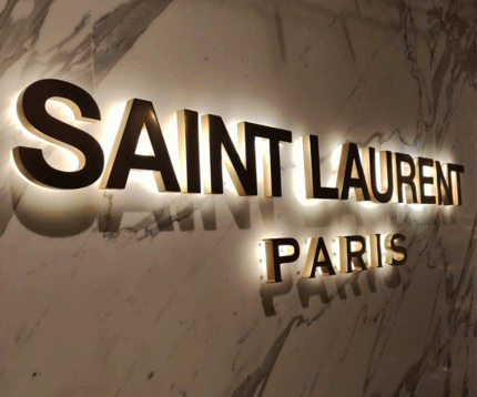 STAINLESS STEEL LUMINOUS SIGN 2